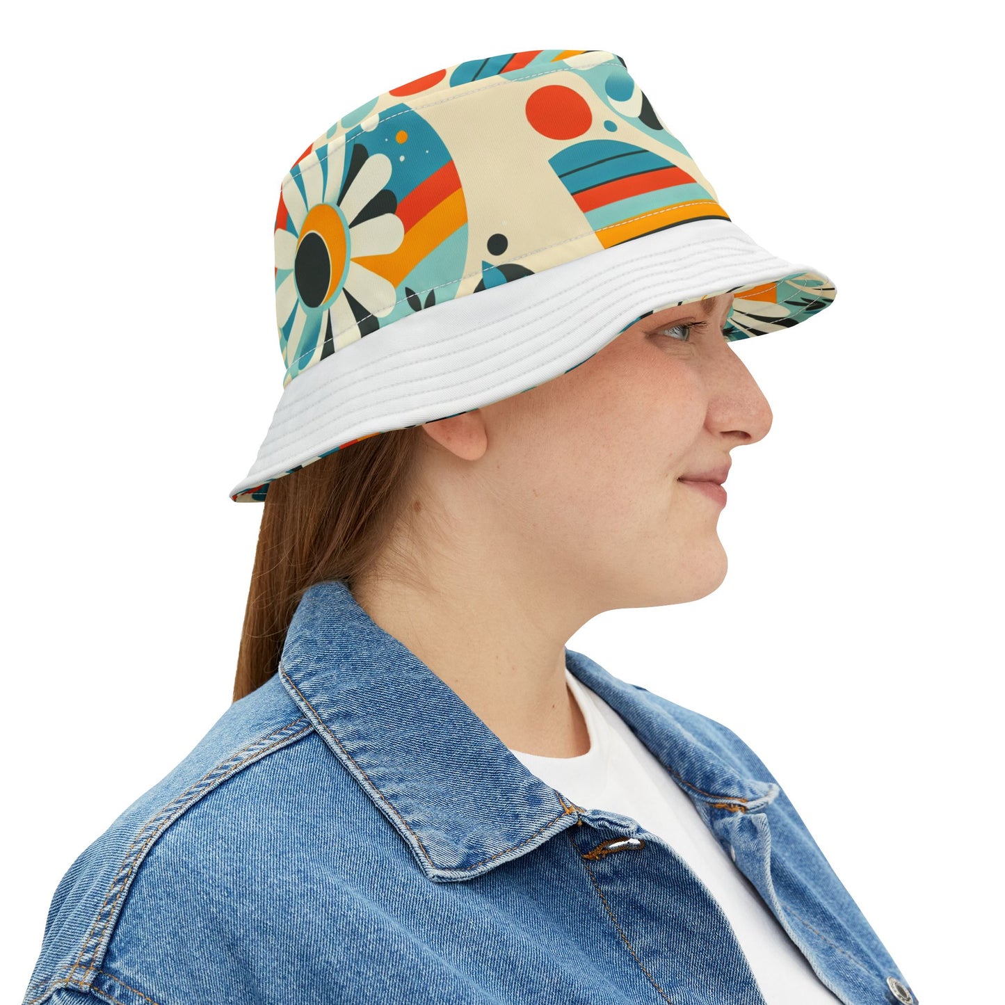 Space Daisy Bucket Hat - Perfect for Summer Festivals and Casual Outings image 4