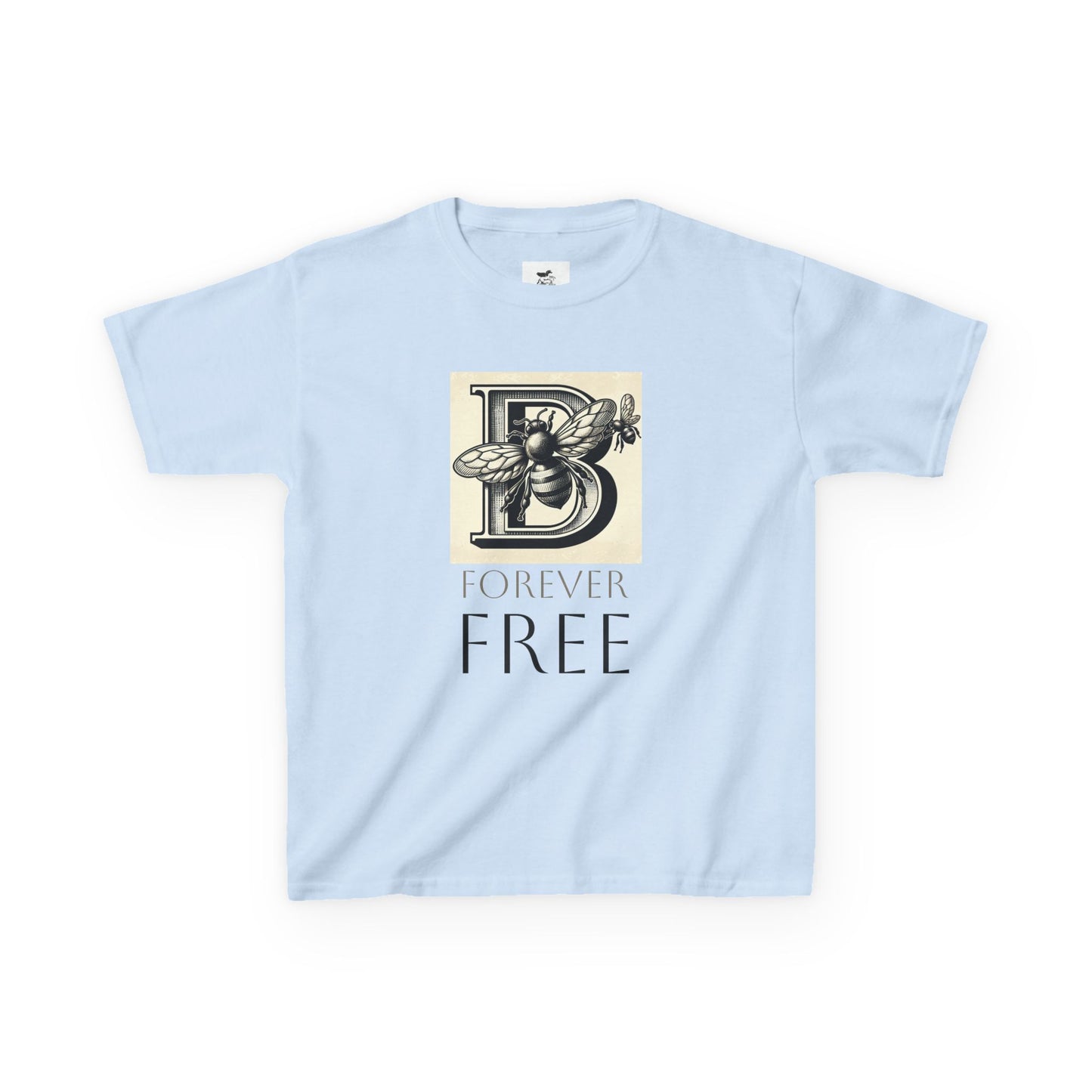 Bee Inspired Kids Tee, Forever Free, Nature Lover Gift, Kids T-Shirt, Bee Theme image 12