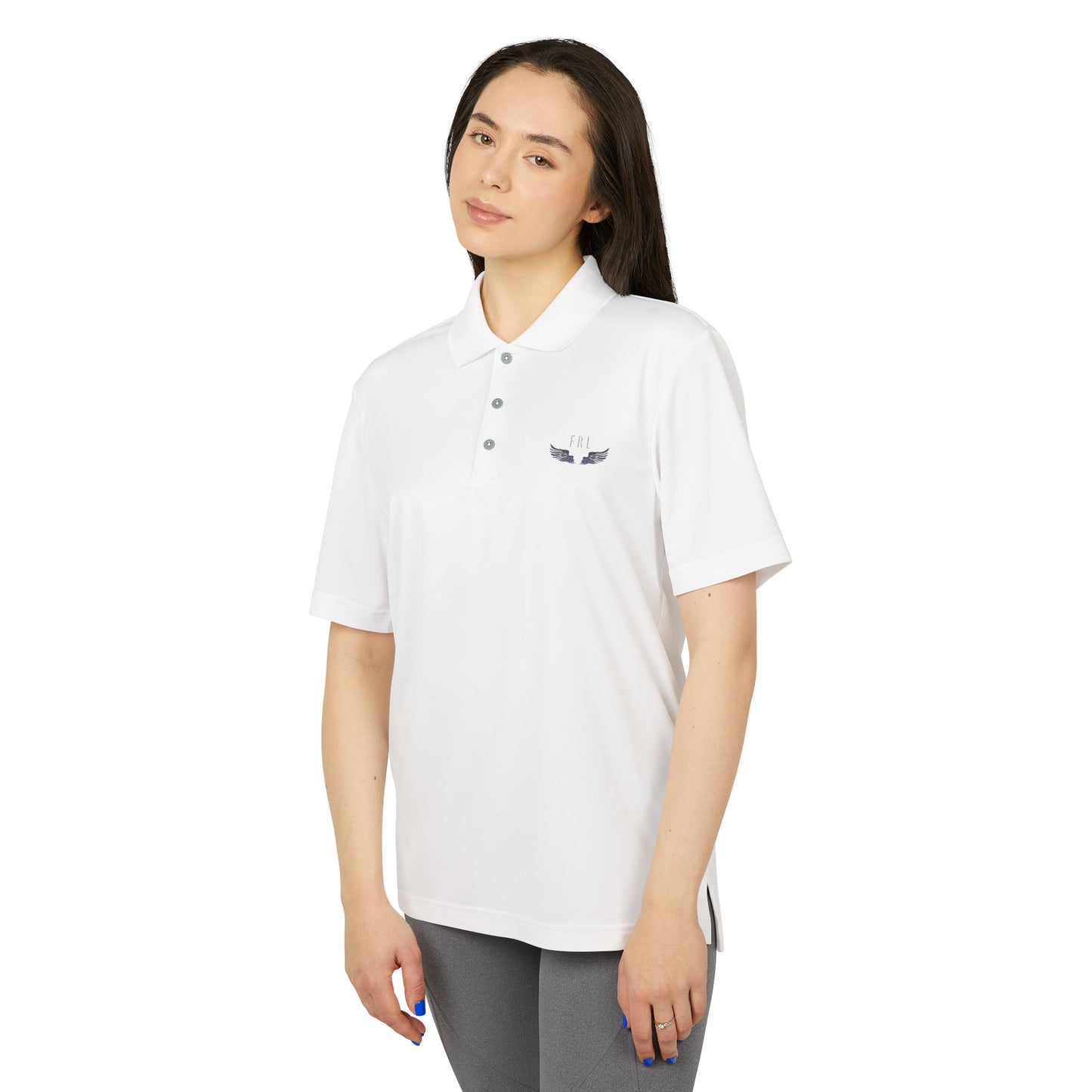 Free Range Living Logo Unisex Performance Polo - Lightweight Shirt for Sport image 2