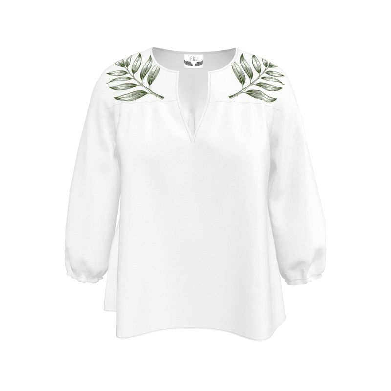 Bamboo Leaf Tunic Blouse