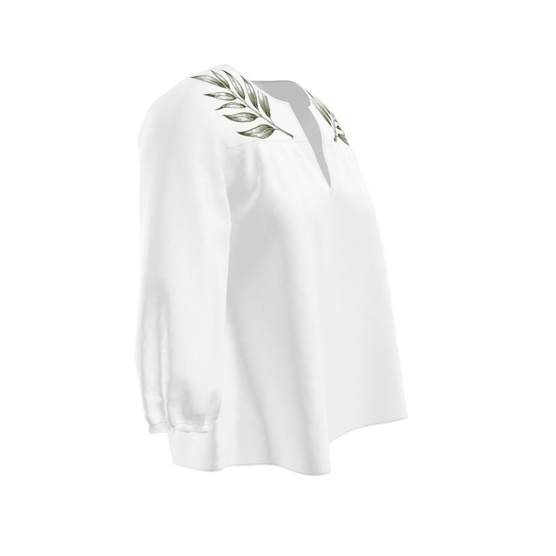 Bamboo Leaf Tunic Blouse
