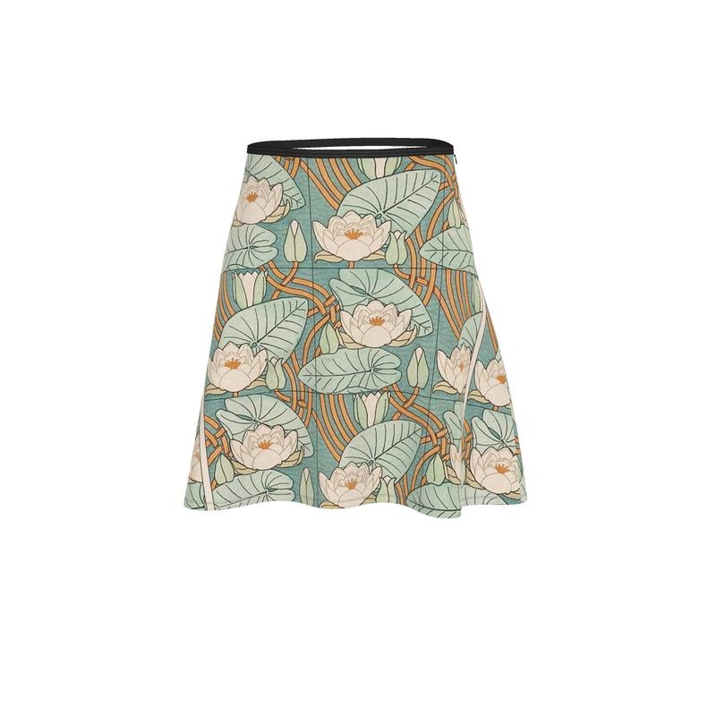 White Lotus Flare Skirt