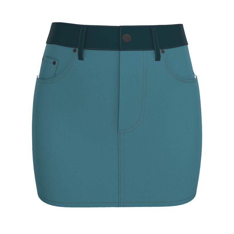 Midnight Blues Denim Skirt