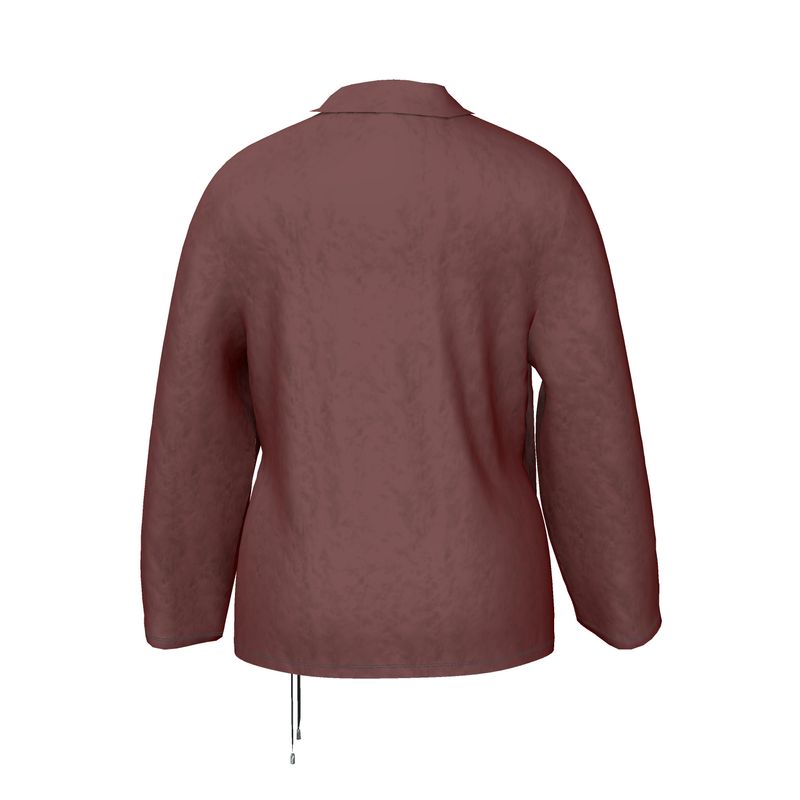 Burgundy Wrap Blazer