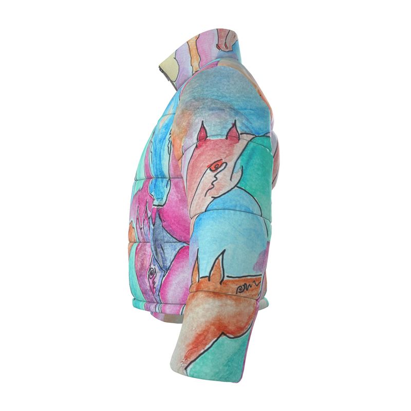 "Horse of Another Color" Puffer Jacket