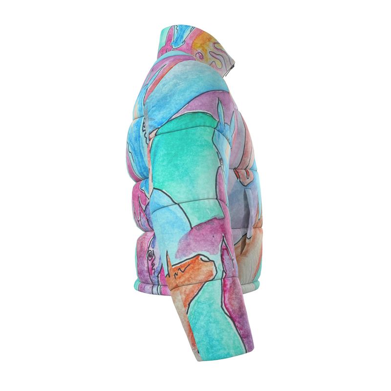 "Horse of Another Color" Puffer Jacket