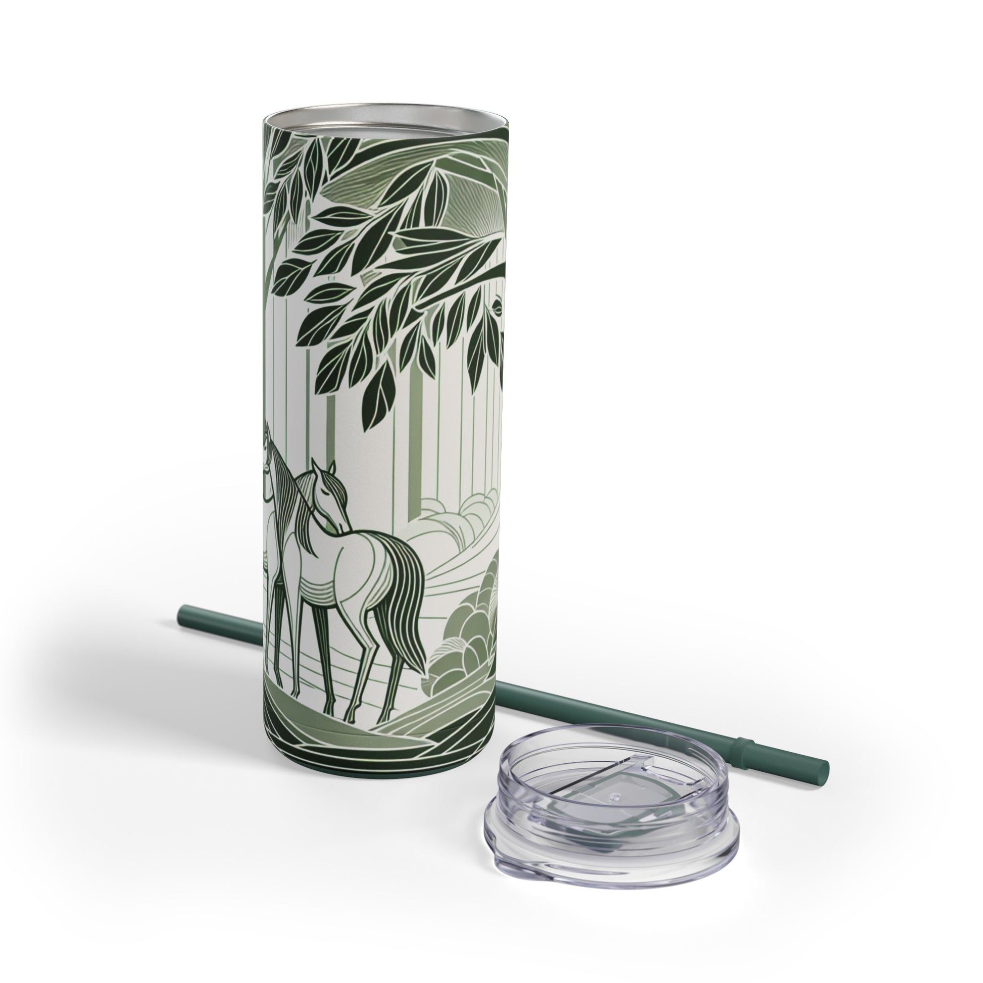 Forest Horses 20oz Skinny Matte Tumbler  image 5