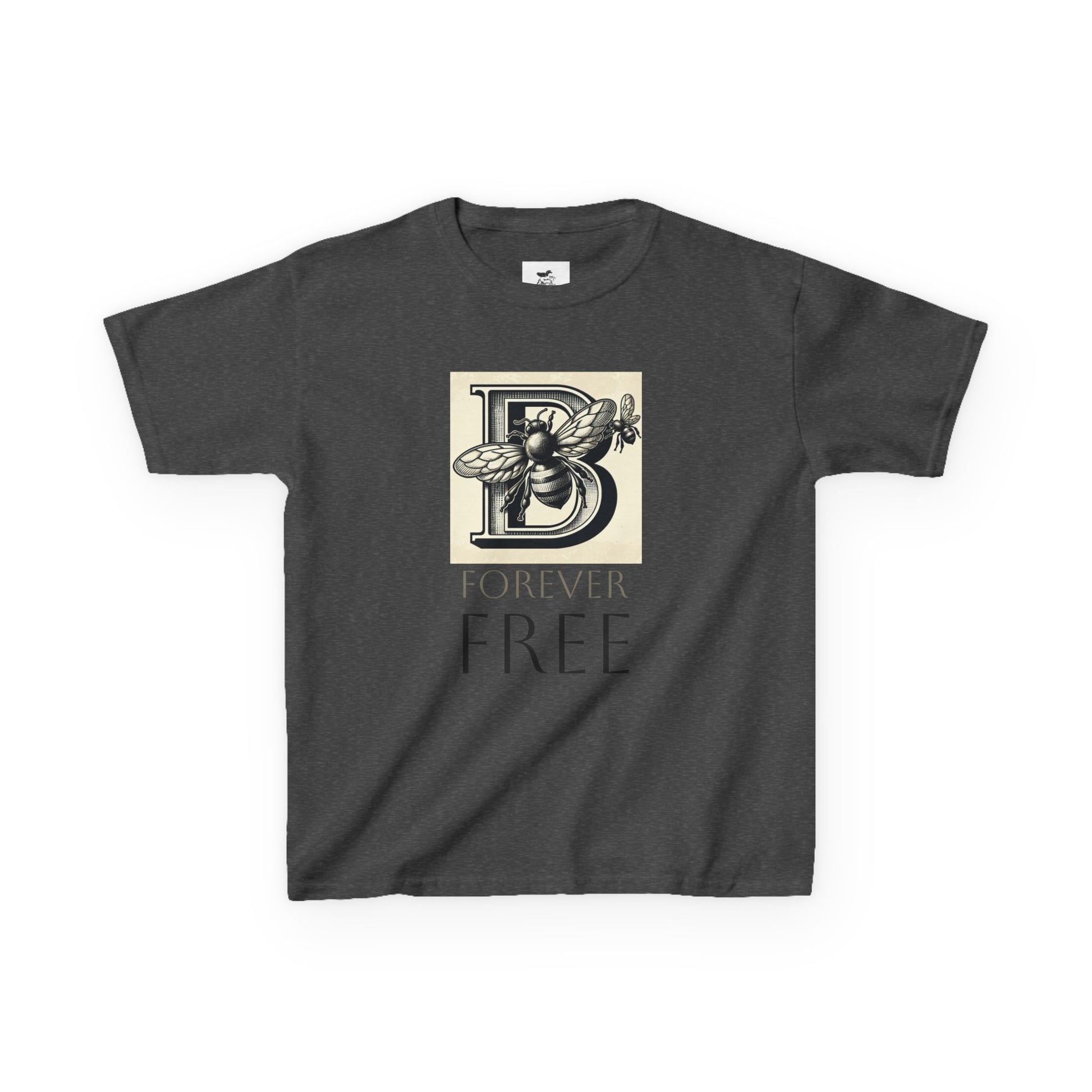 Bee Inspired Kids Tee, Forever Free, Nature Lover Gift, Kids T-Shirt, Bee Theme image 8