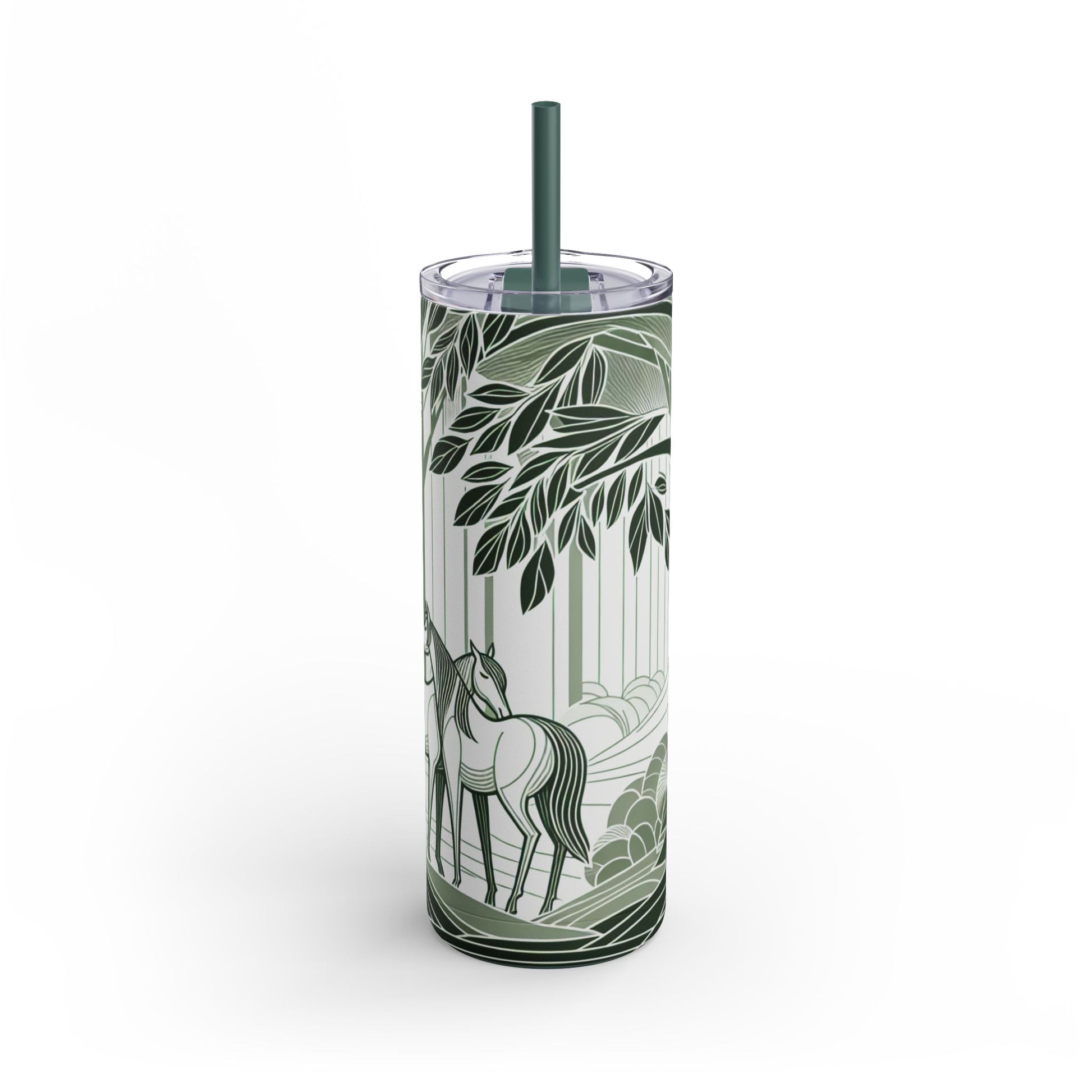 Forest Horses 20oz Skinny Matte Tumbler  image 0